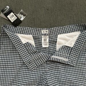 Adidas Men's Plaid Print 9" Inch Golf Shorts